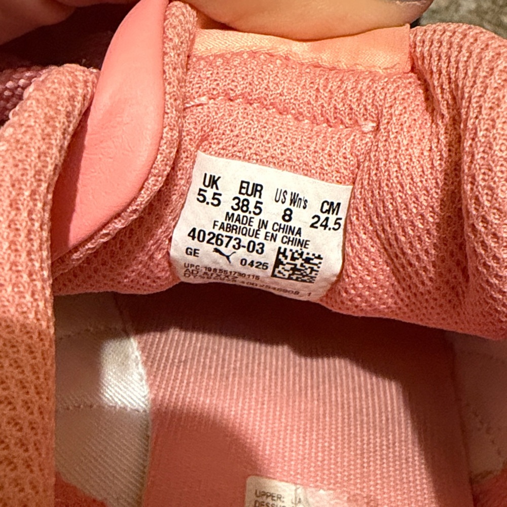 PUMA Women's Pink Sneakers - Picture 7 of 7